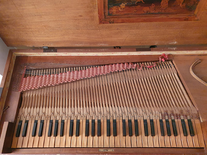 Clavichord nach Johann Heinrich Silbermann (Straßburg 1775). Anonyme Kopie o. Nr.